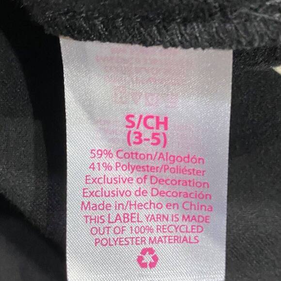 No Boundaries Cozy Black Long Sleeve Warrior Sweatshirt Juniors Size S/CH (3-5) - Picture 4 of 12